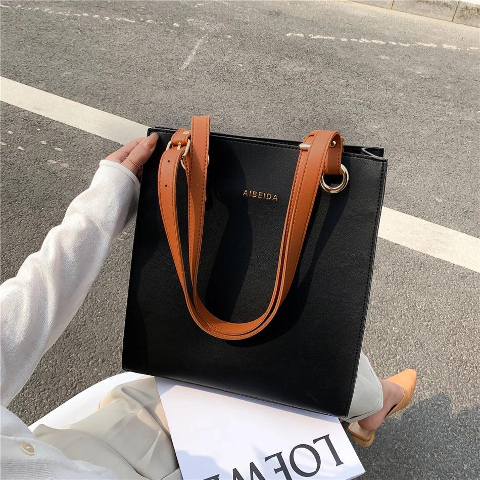 Ladies handbags women fashion bags designer tote luxury brand leather shoulder bag top handle female sac a main