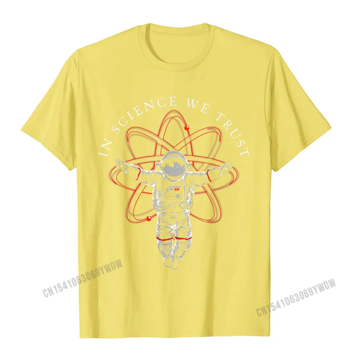 Atheist Shirt In Science We Trust Astronaut Humanist T-Shirt Camisas Men Cotton Tees Hip Hop New Design Casual Tshirts