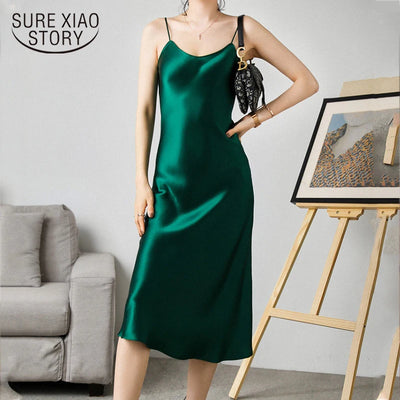 2021 Summer Striped Cotton Linen Long Dress Women Fashion Loose Vestidos Vintage V-neck Half Sleeve Dress for Women Loose