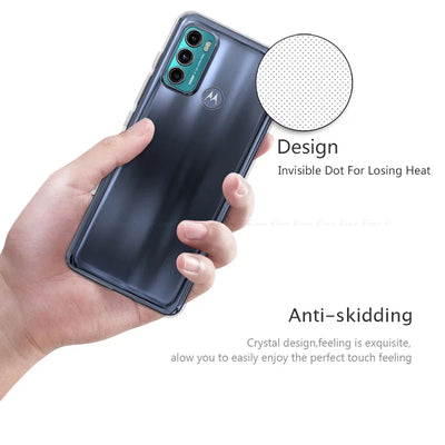 Silicone Phone Case For Motorola Moto G72 G52 G30 G40 Fusion G60s G53 G42 G32 G200 G22 G60 Clear Slim Soft TPU Back Cover