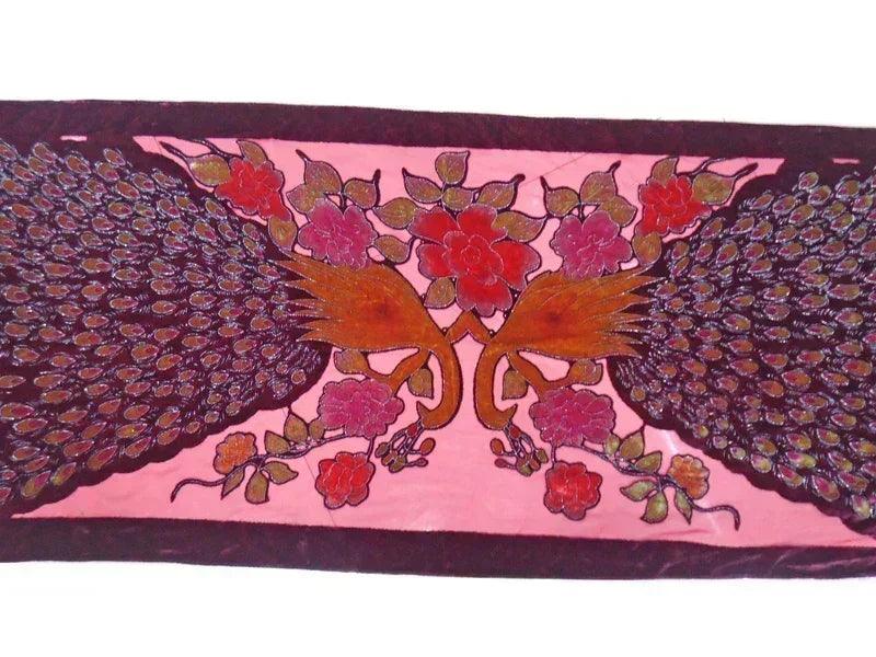 Fashion black peacock velvet scarf women shawl ponchos bandanas