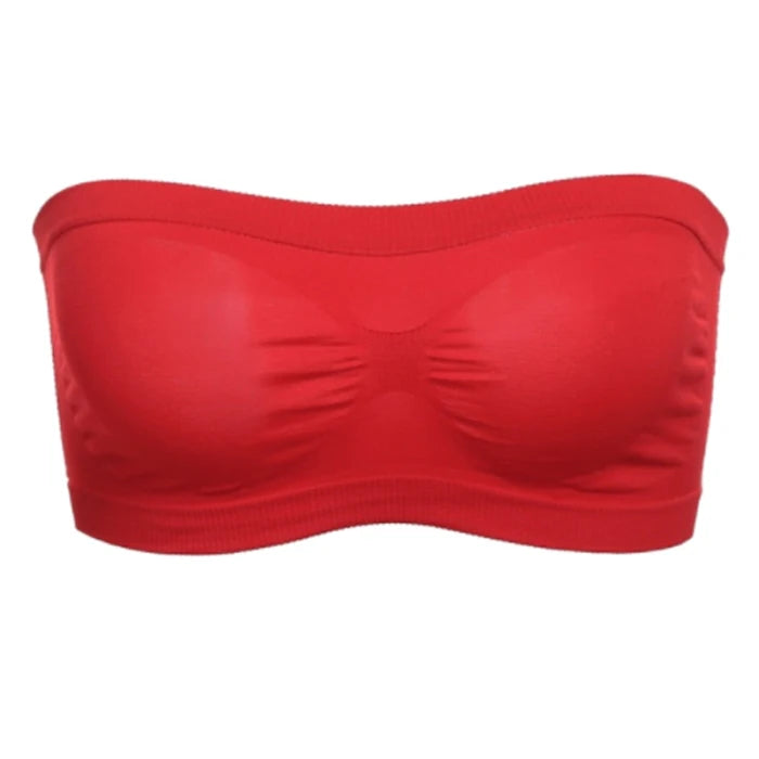 Women Invisible Bra Strapless Mesh