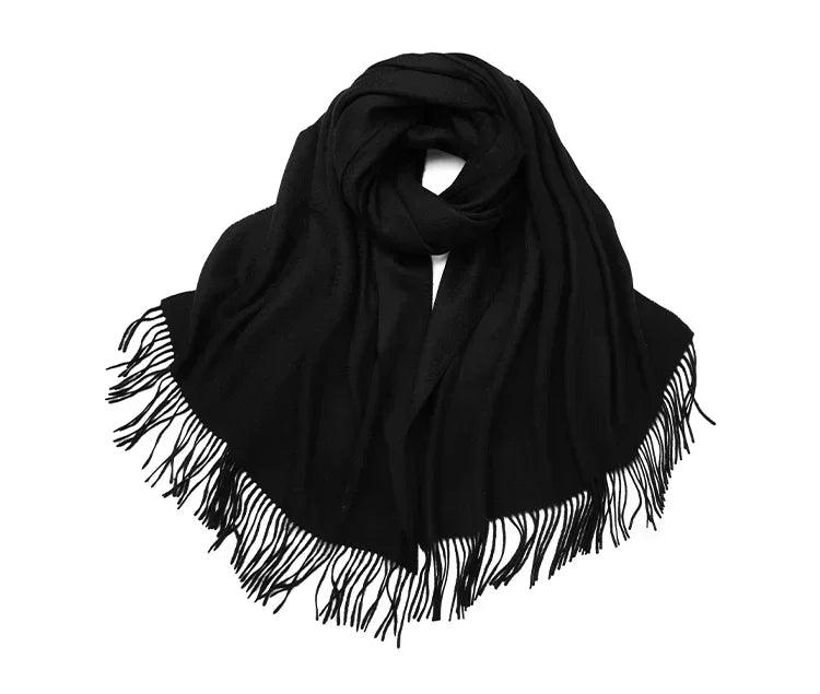 Soft cashmere big scarf for women shawl 200*70 cm real pashmina