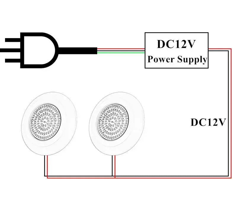 LED Submersible Swimming Pool Lights 12W Multiple Color Resin Filling Underwater Spotlight DC12V Warm White Blue Cold White
