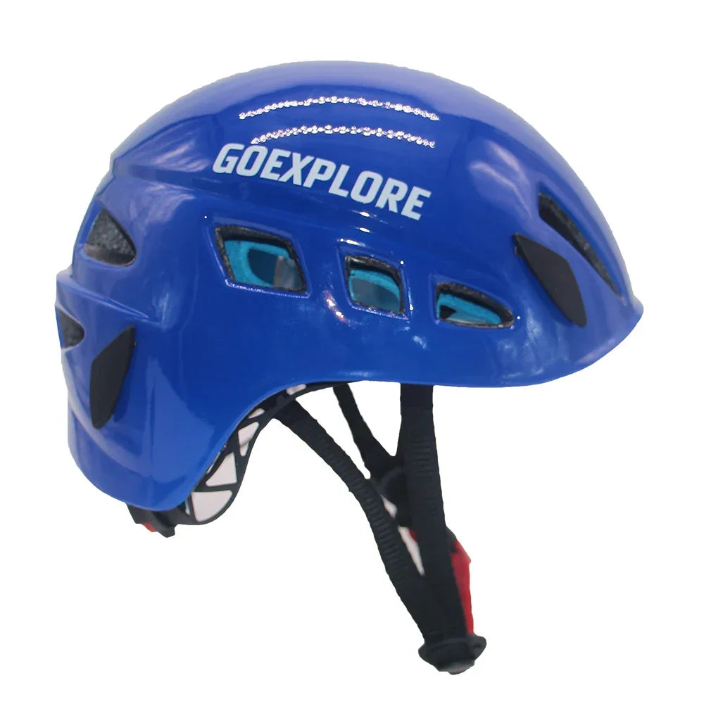 Goexplore Rock climbing Helmet Downhill Riding Mountaineering Tunnel Cable Drop Rescue Outdoor Equipment Sport Safety Helmet
