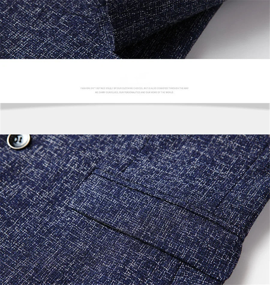 FGKKS 2023 Spring Autumn Blazers Men Fashion Slim Casual Business Handsome Suits Brand Men's Blazers Tops