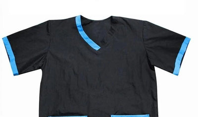 Summer Pet Groomer Uniforms Dog Grooming Clothing Pet Shop Work Clothes Hairdresser Short Sleeve Top Hair Salon Smock Anti Hair