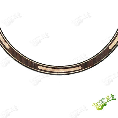 Ukulele Small Four-string Guitar Sound Hole Circle Rosewood Maple Abalone Color Shell Mosaic Caliber Pattern Ukulele Accessories