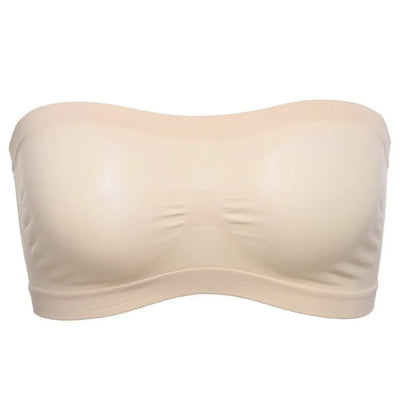 Women Invisible Bra Strapless Mesh