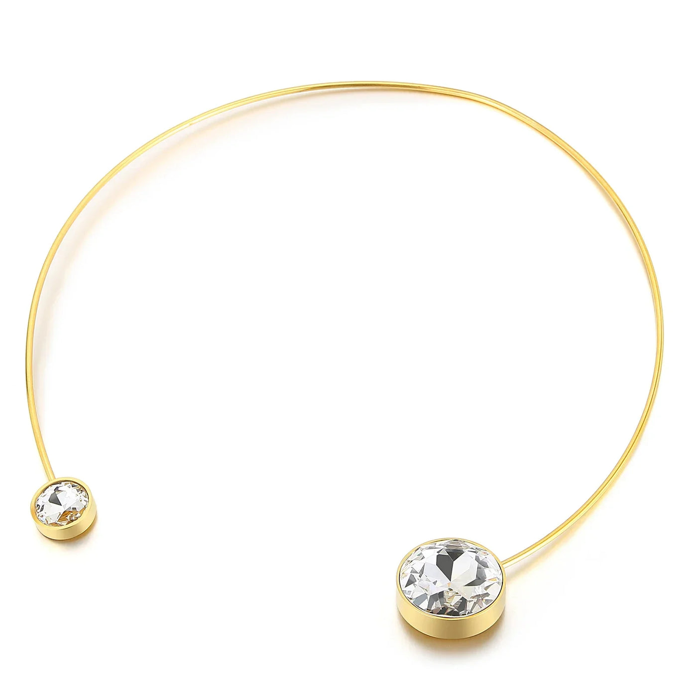 KALEN Elegant Zircon Choker Necklace  Clavicle Chain Fashion Necklace For Women Wedding Jewelry Collar Necklaces Maxi Chokers