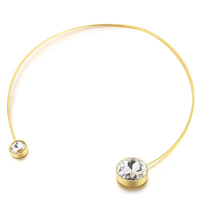 KALEN Elegant Zircon Choker Necklace  Clavicle Chain Fashion Necklace For Women Wedding Jewelry Collar Necklaces Maxi Chokers