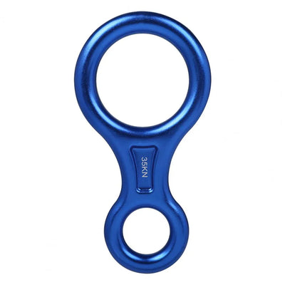 35KN Carabiner High Strength Wear-resistant Compact 8-shape 35KN Descender for Mountaineering