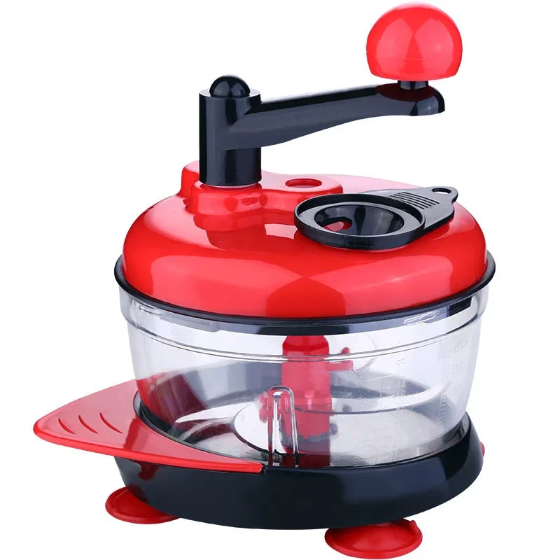 1.5L High-capacity Multi-function Kitchen Manual Food Processor Meat Grinder Vegetable Chopper Shredder Cutter Egg Blender