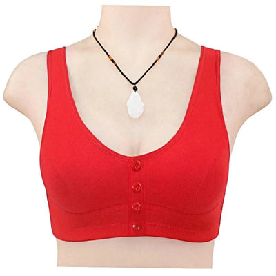 Front Closure Bras Women Removable Padded Bra