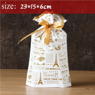 Christmas Gift Bag christmas candy bag Wedding  Party Drawstring Bag Christmas Decorations for Home New Year 2021 Presents