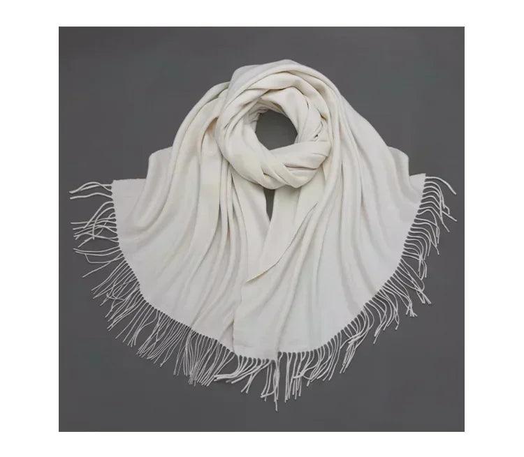 Soft cashmere big scarf for women shawl 200*70 cm real pashmina
