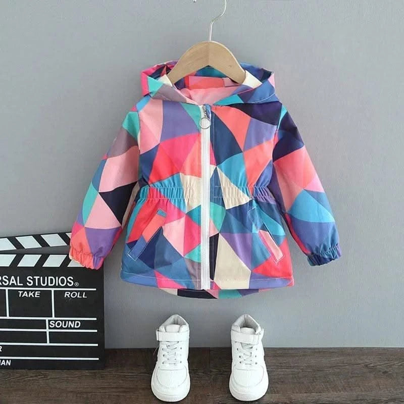 Baby Girls Cute Rabbit Hooded Casual Zipper Jacket| Spring |Autumn |Christmas |Outerwear Coat 1 2 3 4 5 6 Years |Kids Clothes