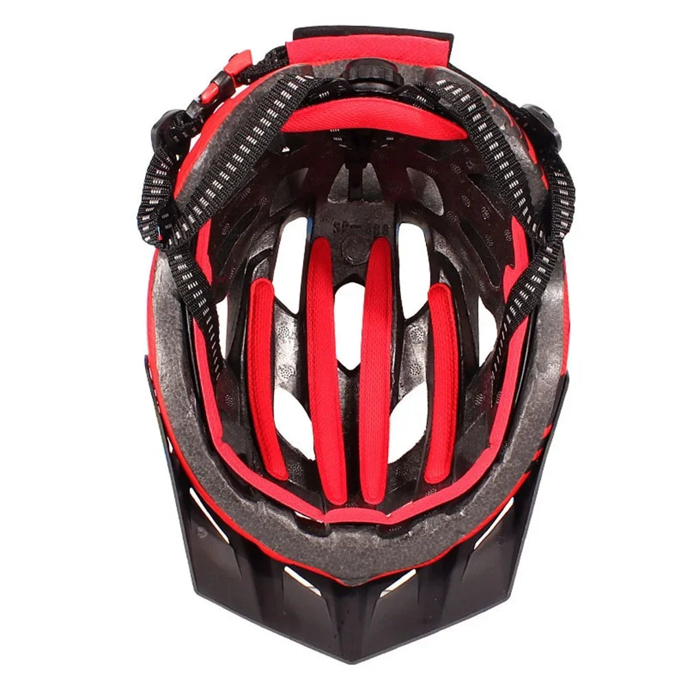 NEW Ultralight Bicycles Helmets Men Mountain Bike Helmet Integ-mold MTB Helmet With led Warning light Cycling Safely Cascos