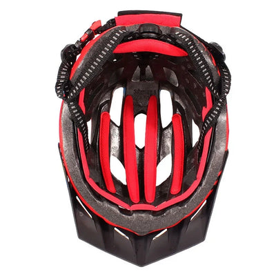 NEW Ultralight Bicycles Helmets Men Mountain Bike Helmet Integ-mold MTB Helmet With led Warning light Cycling Safely Cascos