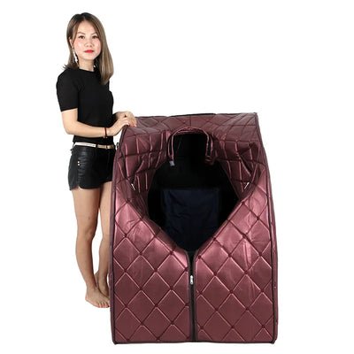Luxury Far Infrared Portable Sauna  Slimming Weight Loss Negative Ion Detox Therapy  Radiant  Rejuvenator  Foot Heat Plate