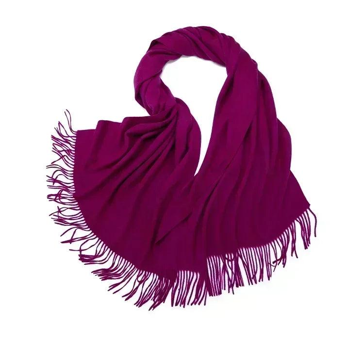 Soft cashmere big scarf for women shawl 200*70 cm real pashmina