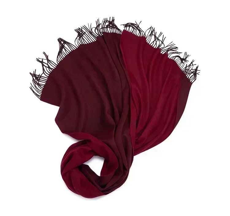 Soft cashmere big scarf for women shawl 200*70 cm real pashmina