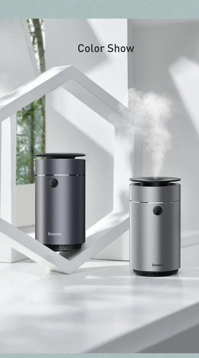 Baseus Car Diffuser Humidifier Auto Air Purifier Aromo Air Freshener with LED Light For Car Aroma Aromatherapy Diffuser