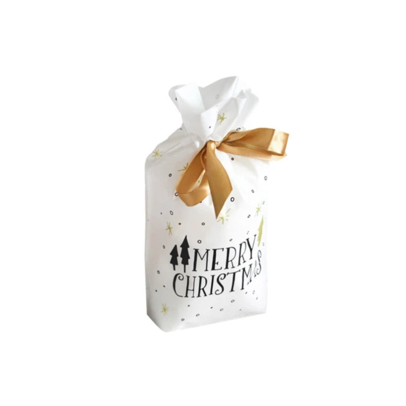 Christmas Gift Bag christmas candy bag Wedding  Party Drawstring Bag Christmas Decorations for Home New Year 2021 Presents