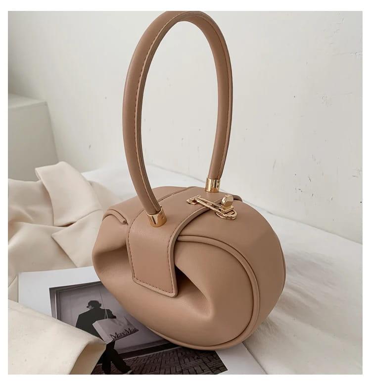 Bowling spherical women’s handbag luxury brand designer hobos bag fashion mini round shoulder bags pu leather female