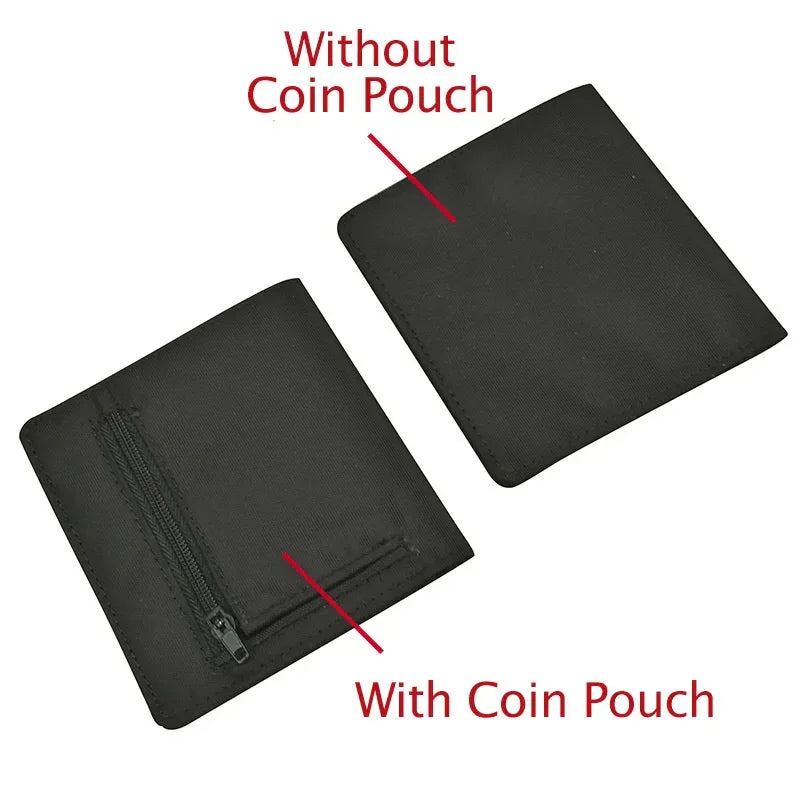 2023 Minimalist Slim Nylon Wallet For Men Women Slimline Ultra Thin Mini Small Male Female Zipper Coin Purse Compact Money Bag
