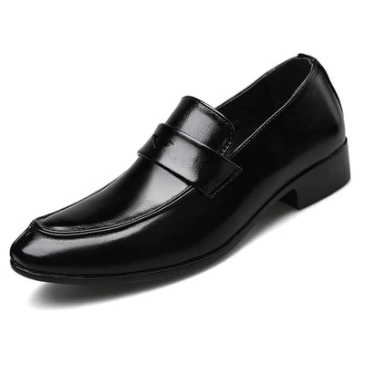 Handmade Leather Men Dress Shoes Fashion Party And Wedding Men'S Loafers Casual Shoes Men Driving Shoes