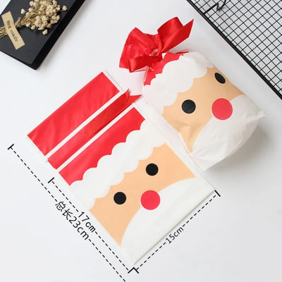 Christmas Gift Bag christmas candy bag Wedding  Party Drawstring Bag Christmas Decorations for Home New Year 2021 Presents