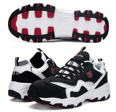 LARNMERN Men's Safety Shoes Steel Toe Work Shoe Anti-puncture Anti-smashing Construction Comfortable Lightweight Breathable Shoe