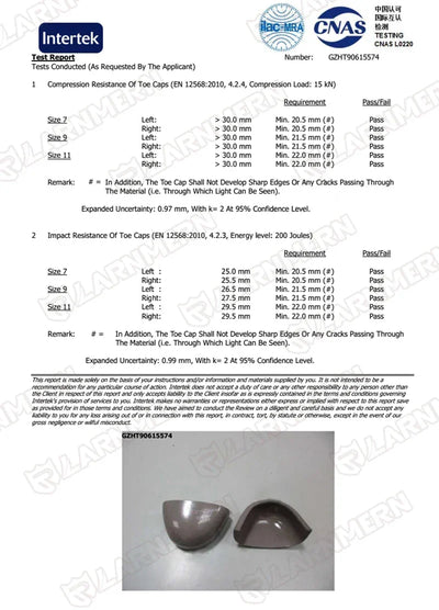 LARNMERN Men's Safety Shoes Steel Toe Construction Protective Footwear Lightweight 3D Shockproof Work Sneaker Shoes Size 42