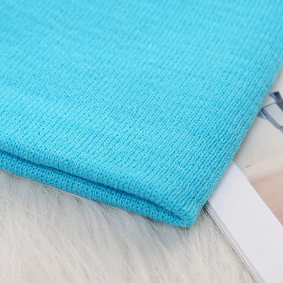 Solid Beanies Hat for Kids Baby Girls Boys Autumn Winter Caps Warm Soft Candy Knitted Bonnet Hats Skullies Toddler Children Cap