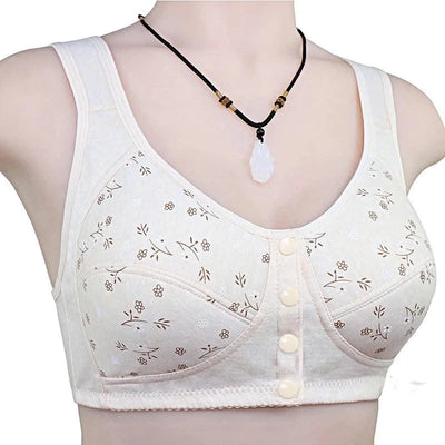Front Closure Bras Women Removable Padded Bra