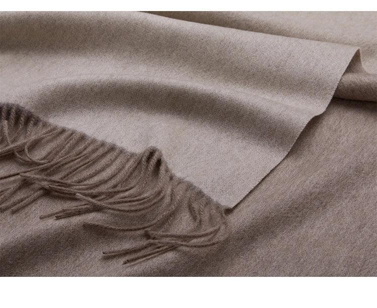 Soft cashmere big scarf for women shawl 200*70 cm real pashmina
