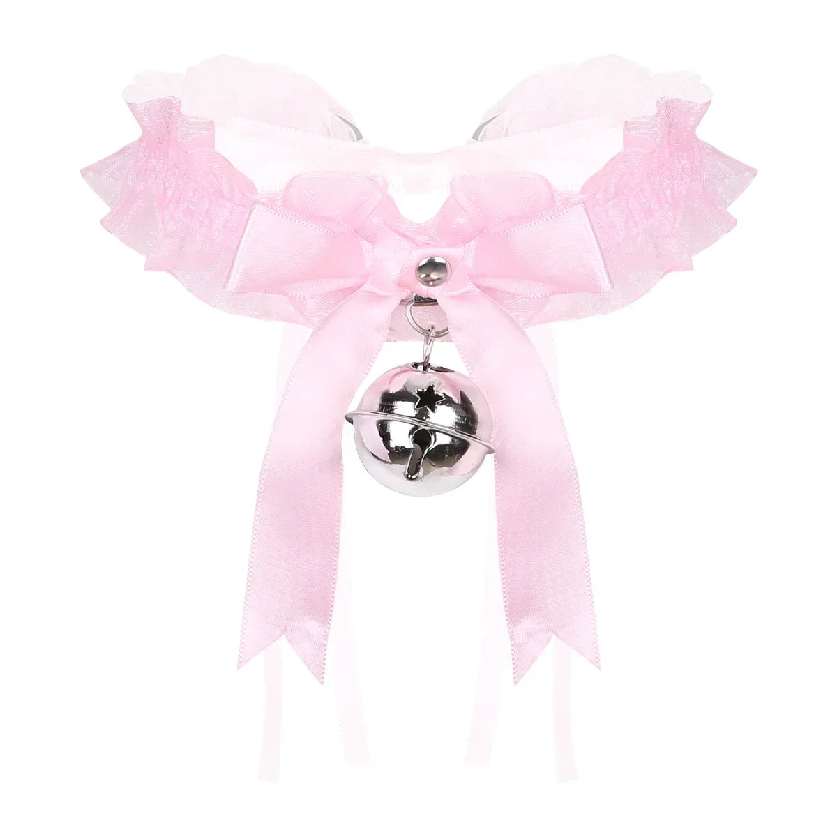 Fashion Bow Tie Neck Choker Collar Necklace with Bell PU Leather Adjustable Choker Collar for Women Girls Halloween cat costume