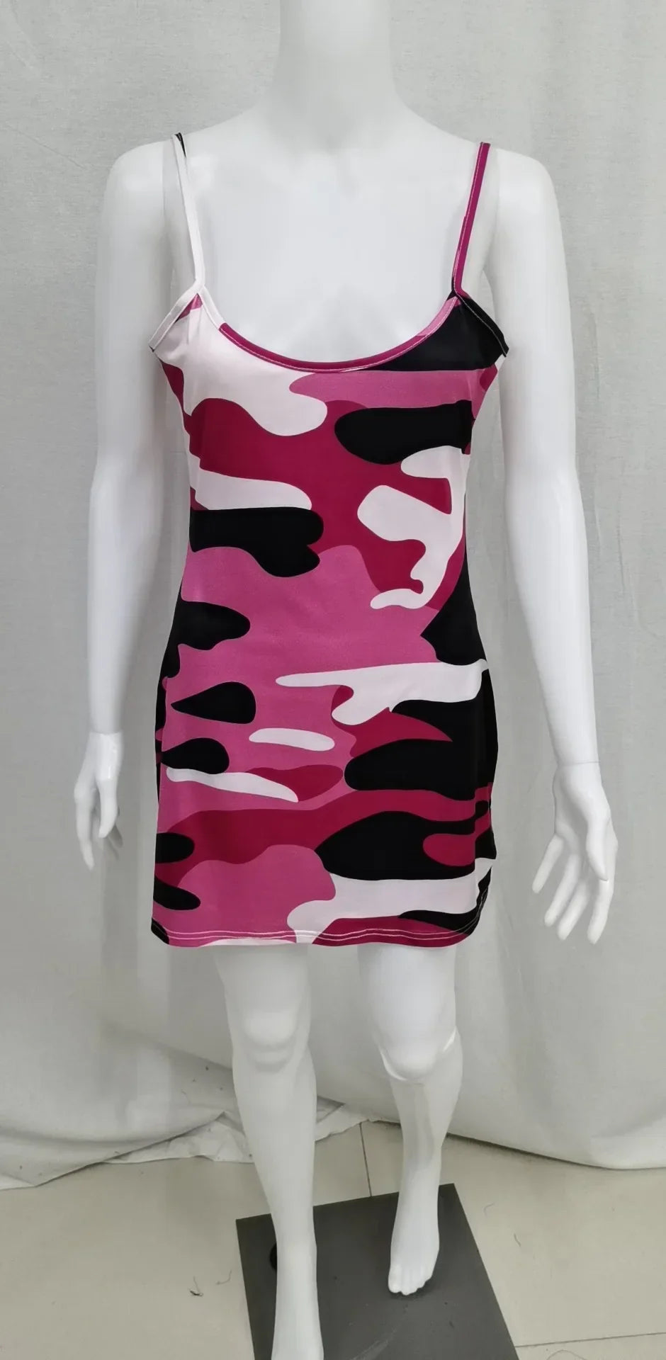 Dress Women Summer Dresses Floral Camouflage Printed Sling Sexy Package Hip Printing Sling Dresses Casual Vestidos ZCBKqz13