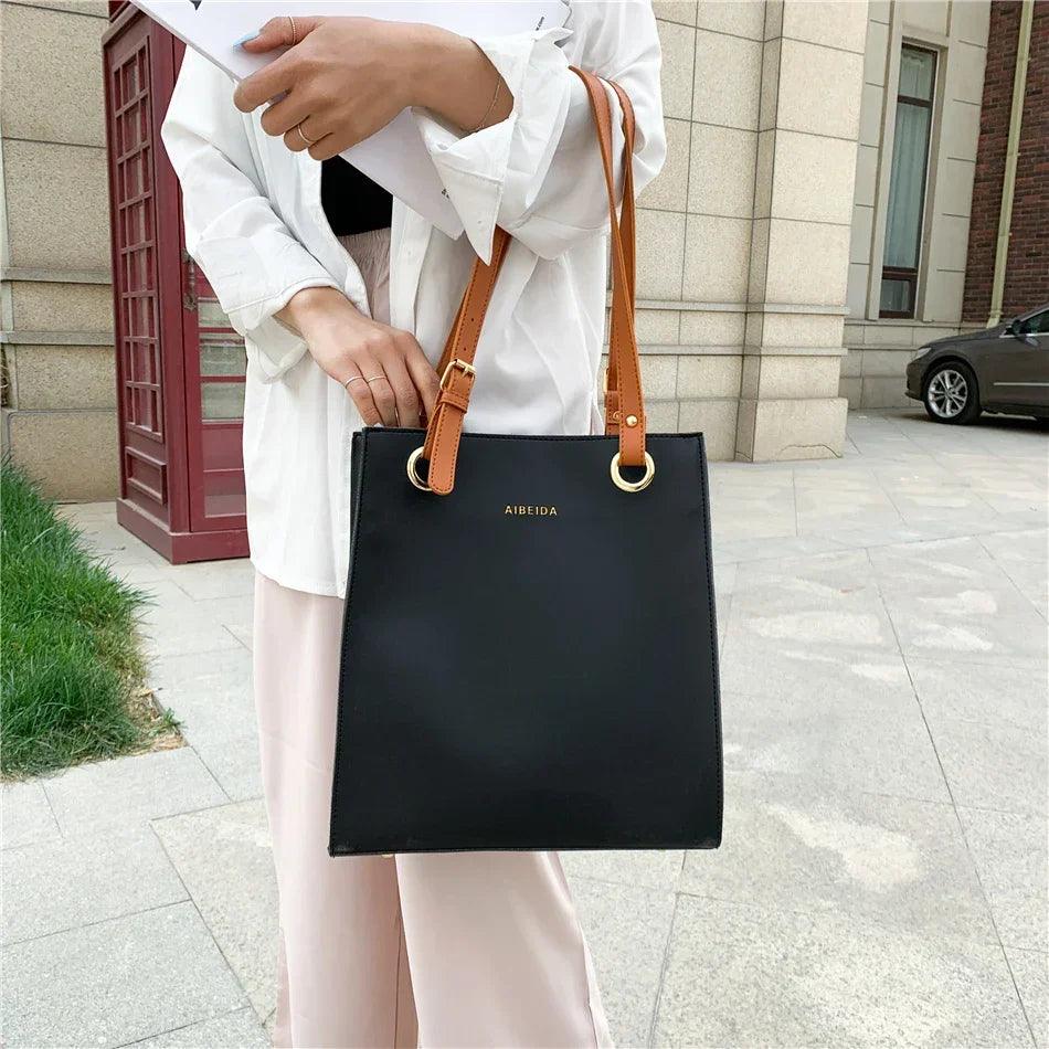 Ladies handbags women fashion bags designer tote luxury brand leather shoulder bag top handle female sac a main