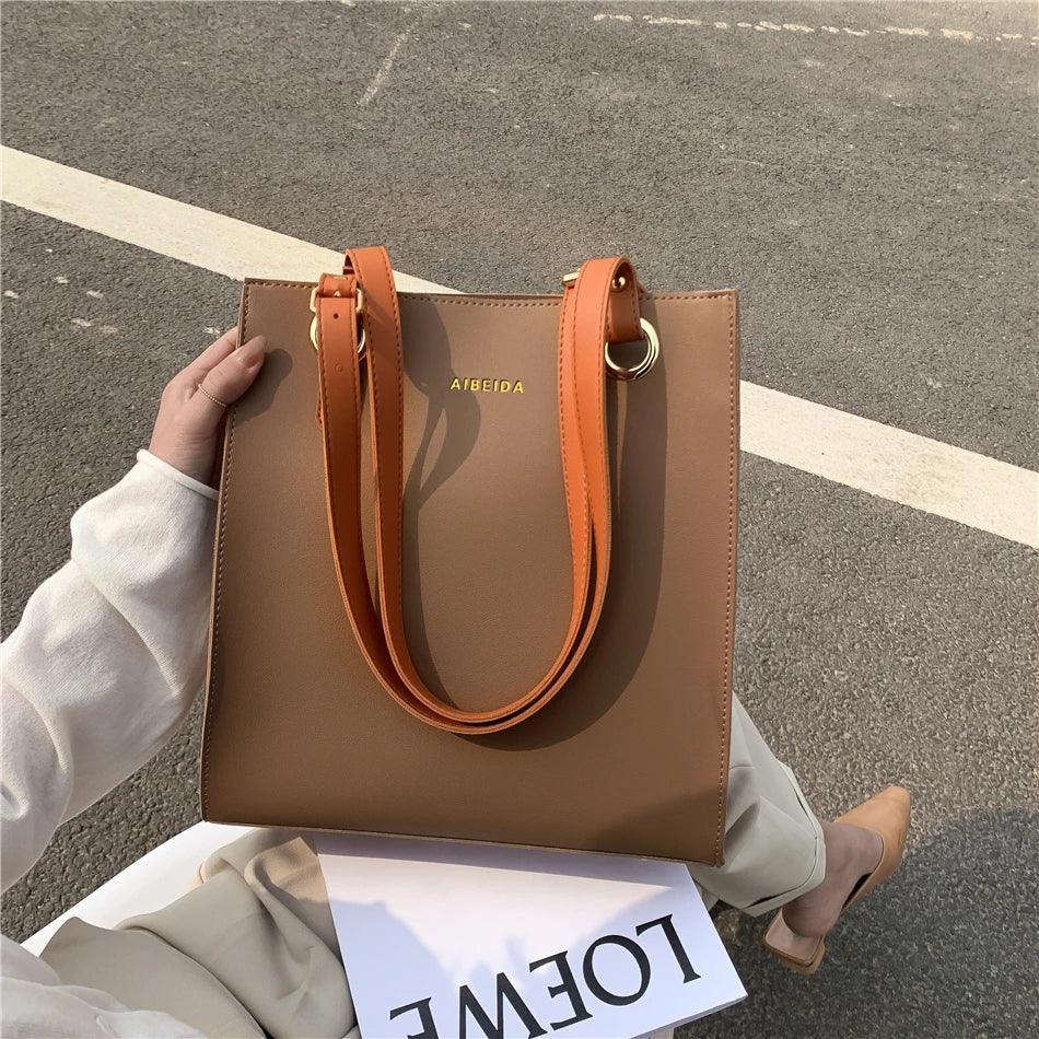 Ladies handbags women fashion bags designer tote luxury brand leather shoulder bag top handle female sac a main