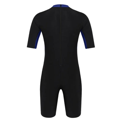 Swimwear Mens Leotard Swimsuit Shorty Wetsuit Diving Swimming Snorkeling Surfing Scuba Swim Bodysuit Jumpsuit Warm Swimwear