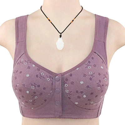 Front Closure Bras Women Removable Padded Bra