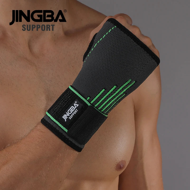 JINGBA SUPPORT 1PCS Weightlifting Bandage Wristband Support+boxing hand wraps hand band bandage support+Tennis Hand Ankle Brace
