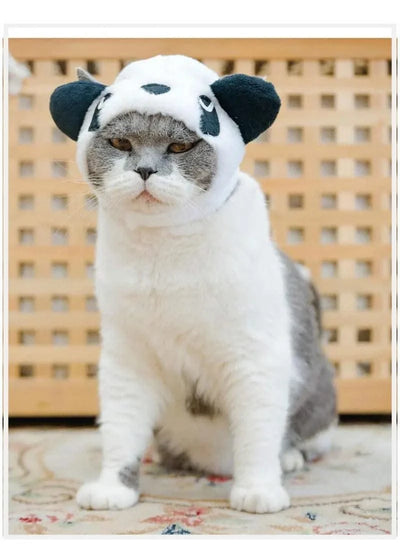 Animal Decorate Pet Cat Hat Multi Sizes Designer Soft Cotton Dogs Accessories Head Wear Adjustable Lovely Winter Kitten Caps