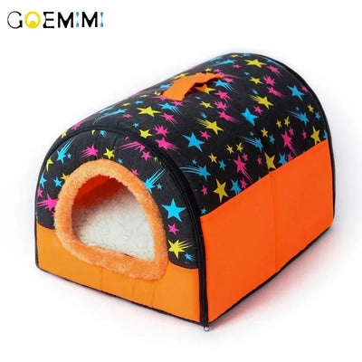Sofa For Dog Bed Cat Puppy Rabbit Pet Foldable Warm Soft Warm Pet Kennel Sofa Sleeping Bag House Puppy Cave Bed