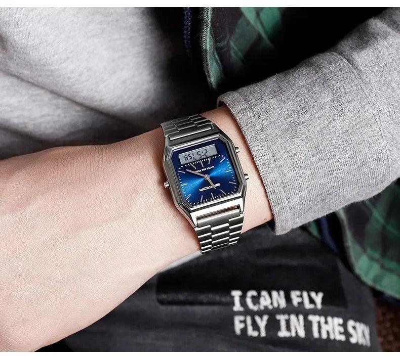 Luxury sports watches for women white ladies quartz digital waterproof wristwatches female clocks electronic relogio