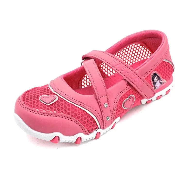 Cartoon Princess Non-slip Children Flat Shoes | Girls Summer Fashion | High Quality Mesh Sandals Kids