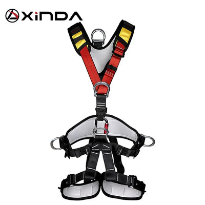 Full Body Five-point Safety Belt Rope High Altitude Work Safety Harness Outdoor Climbing Training Construction Protect Equipment