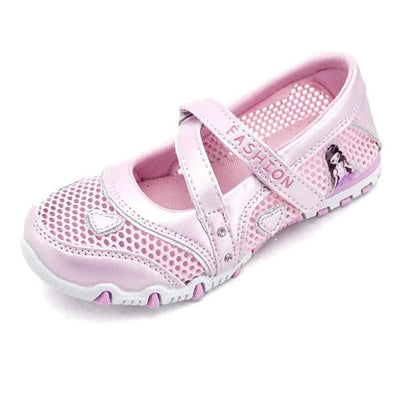 Cartoon Princess Non-slip Children Flat Shoes | Girls Summer Fashion | High Quality Mesh Sandals Kids